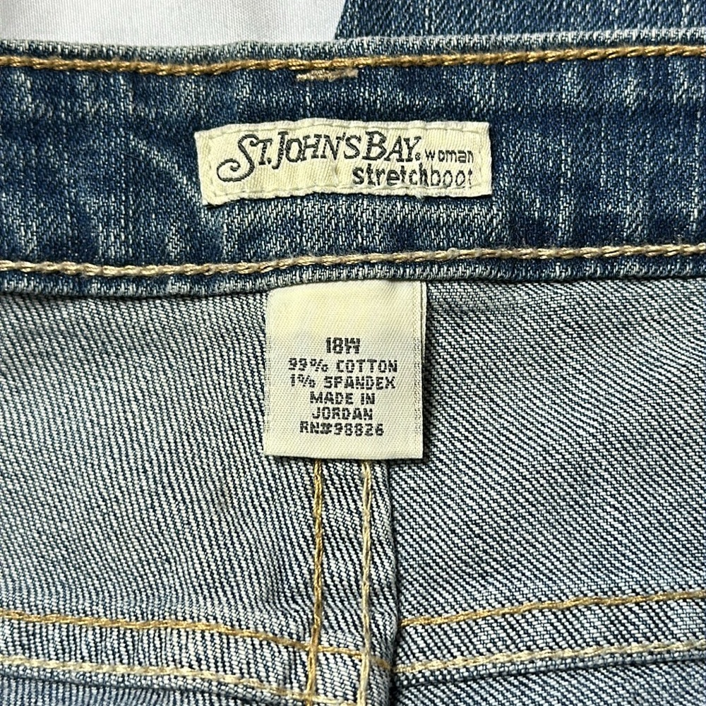St Johns Bay Medium Wash Bootcut Denim - Picture 5 of 5
